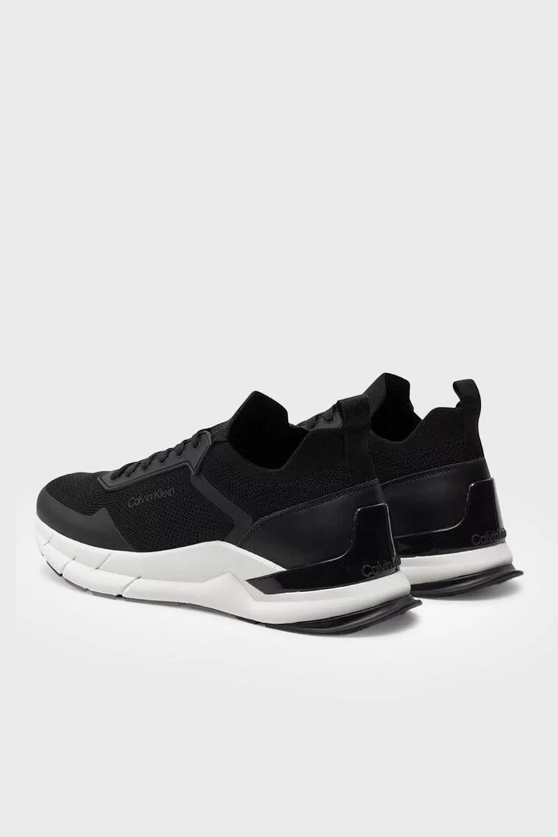 Calvin Klein Bağcıklı Spor Stil Erkek Siyah Sneaker