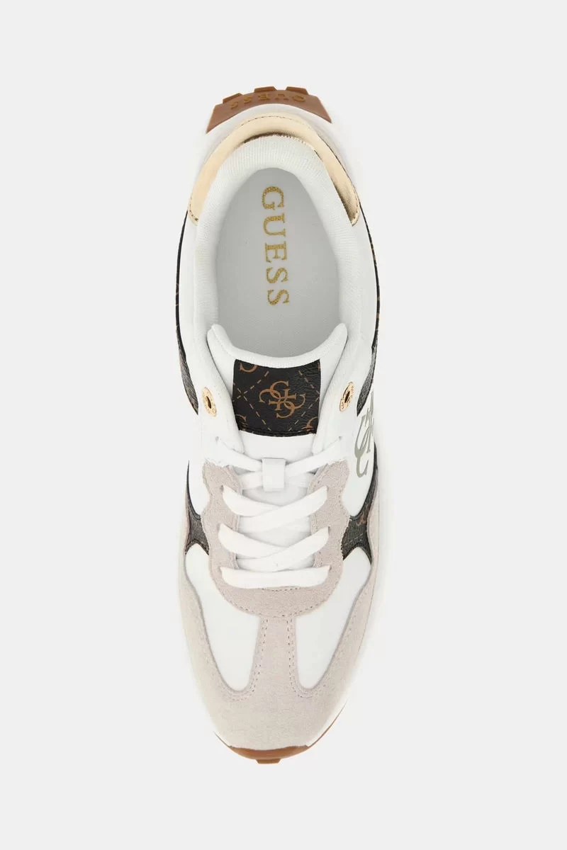 Guess Luckeı Kadın Beyaz Sneaker FLPLUCPEL12-WHIBR