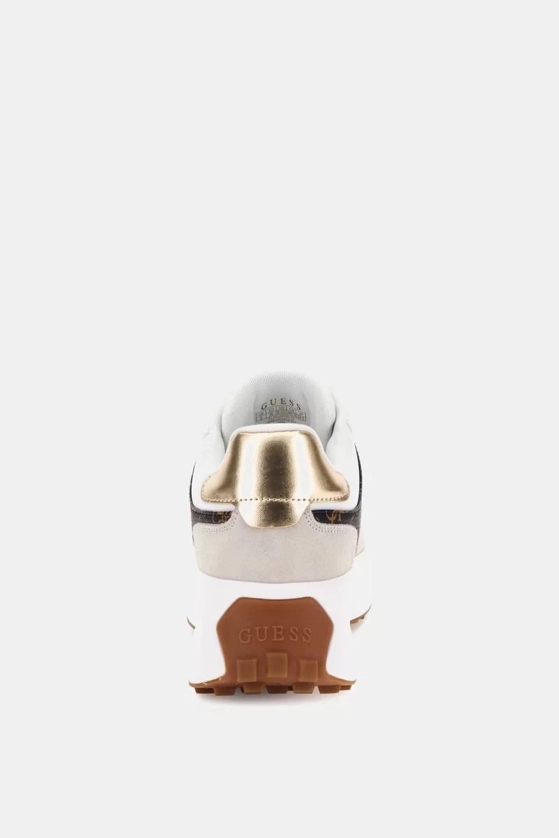 Guess Luckeı Kadın Beyaz Sneaker FLPLUCPEL12-WHIBR