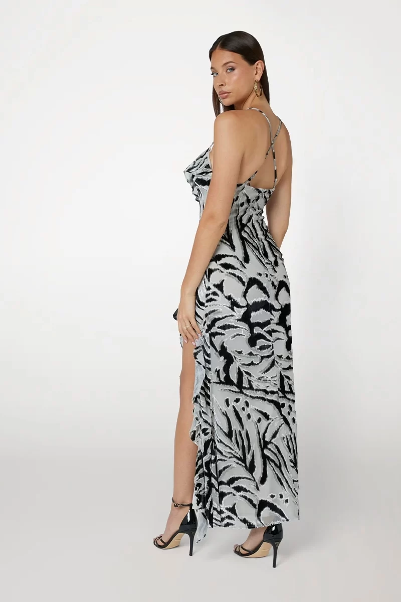 Guess Lydıe Spaghettı Long Dress Kadın Çok Renkli Elbise W4BK47WGLP0-P9YI