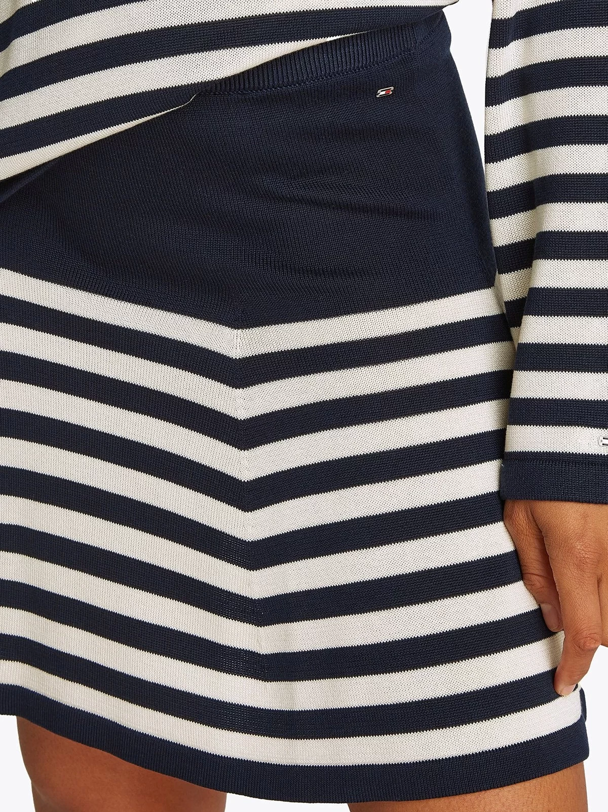Tommy Hilfiger Kadın Lyocell İpek Karışımlı Mini Etek