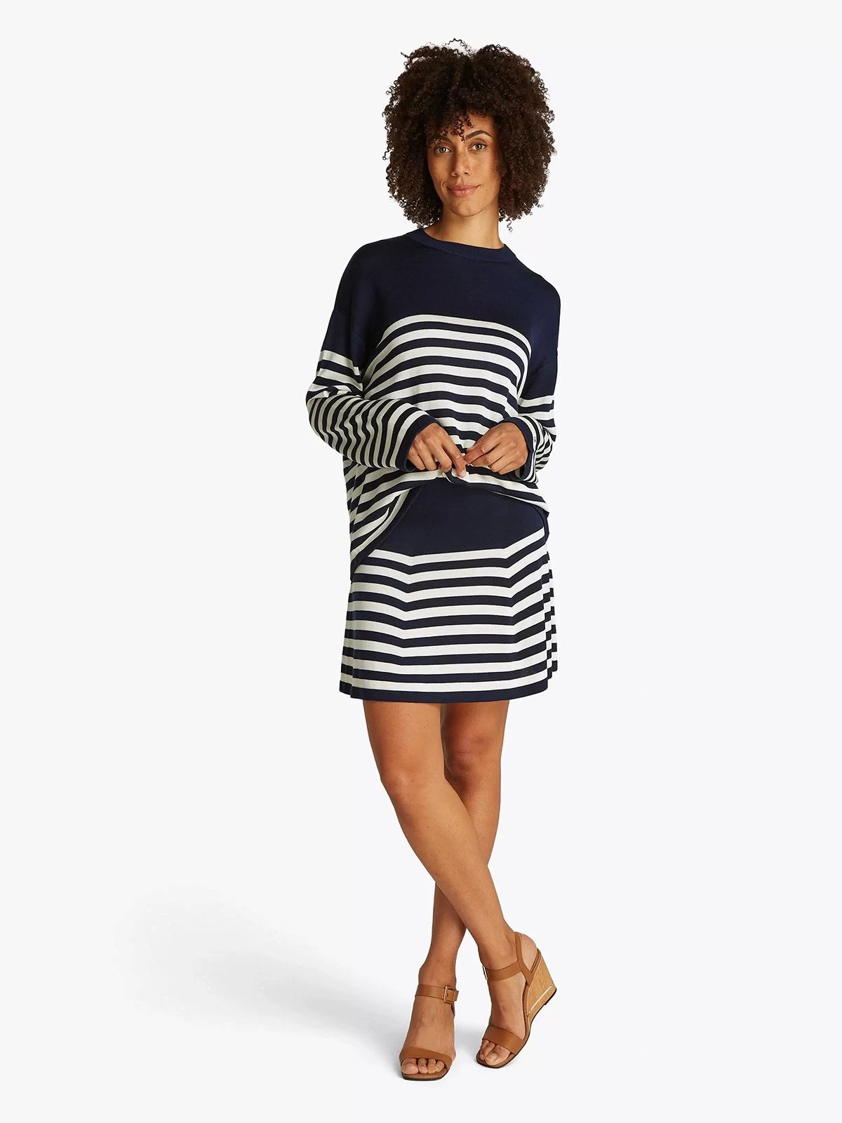 Tommy Hilfiger Kadın Lyocell İpek Karışımlı Mini Etek