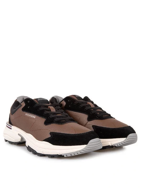 Tommy Hilfiger Erkek Kahverengi Sneaker