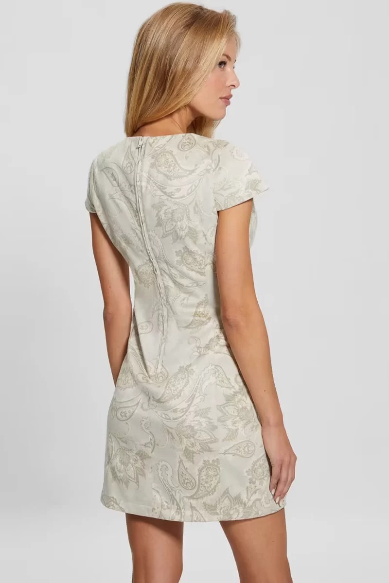 Guess Manuela Suede Dress Kadın Bej Elbise W4YK20WGC70-P1HR