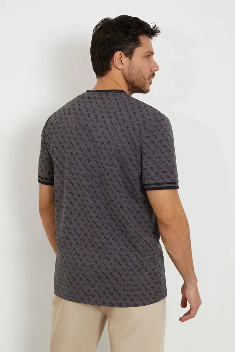 Guess Marshall T-Shırt Erkek Siyah T-Shirt Z2YI05J1314-P9NP