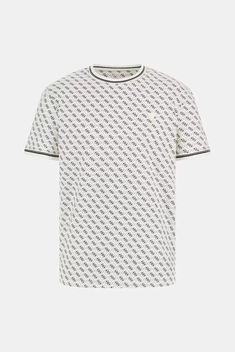Guess Marshall T-Shırt Erkek Beyaz T-Shirt Z2YI05J1314-P084