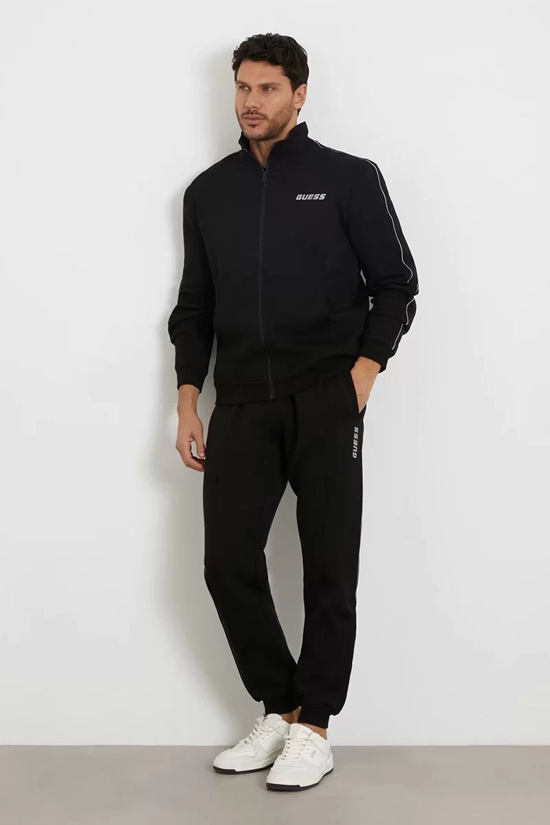 Guess Mıckey Cuff Pant Erkek Siyah Eşofman Altı Z2YB09KB3P2-JBLK