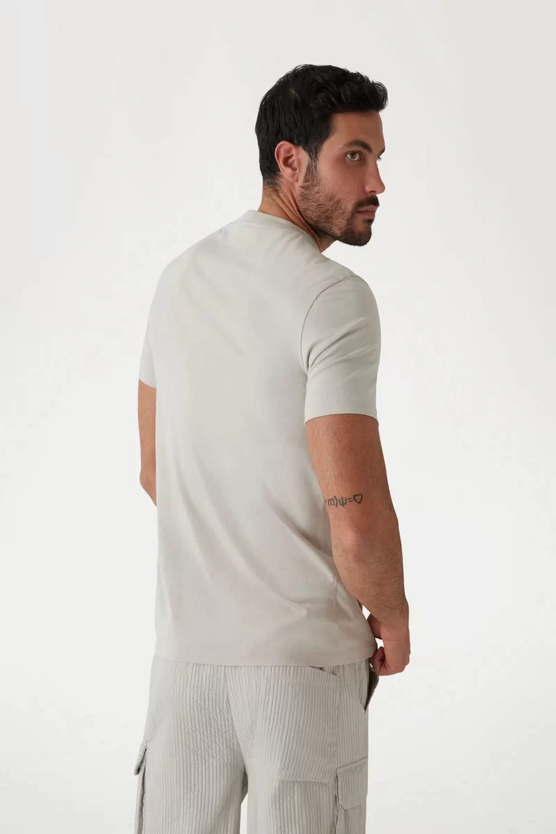 Guess Mıdway Cn T-Shırt Erkek Gri T-Shirt Z5RI03I3Z14-G9H6