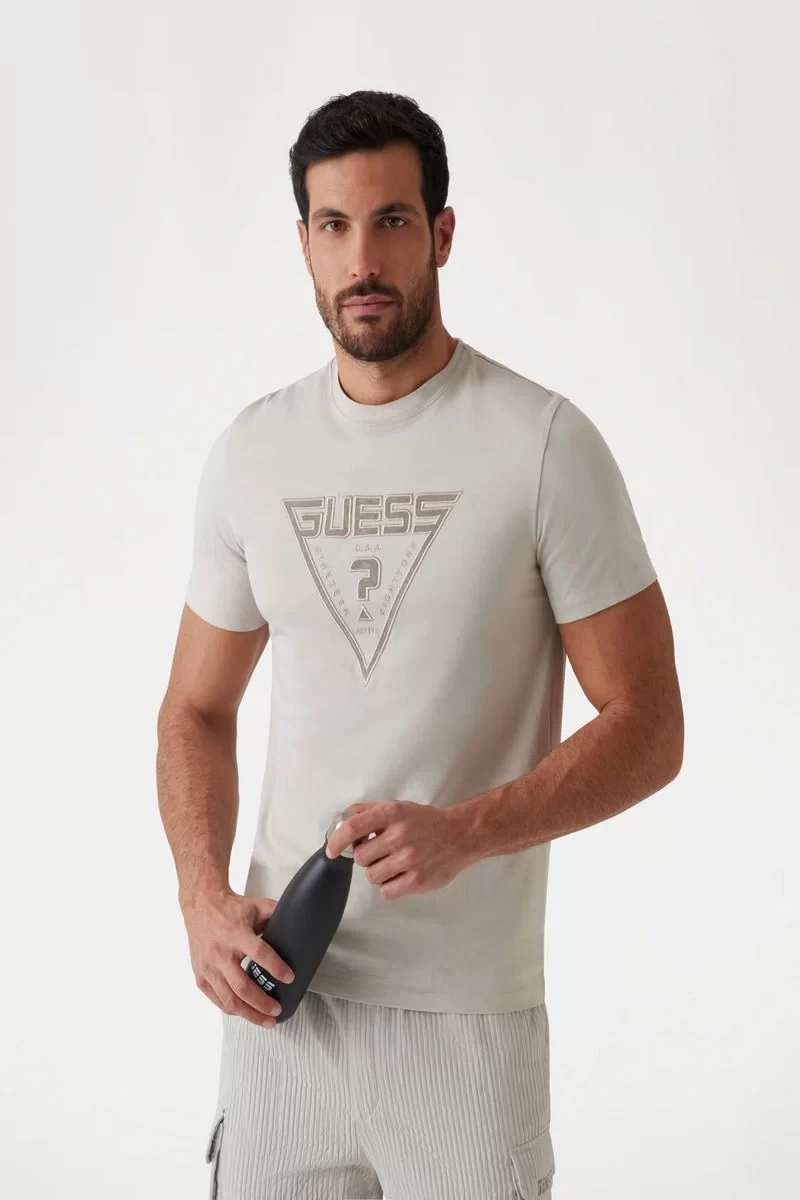 Guess Mıdway Cn T-Shırt Erkek Gri T-Shirt Z5RI03I3Z14-G9H6