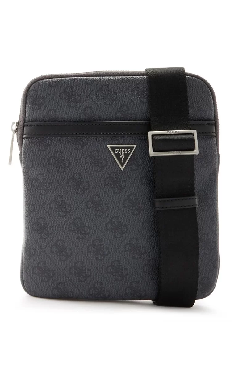 Guess Mılano Crossbody Flat Erkek Siyah Omuz Çantası HMEVZLP2223-BLA