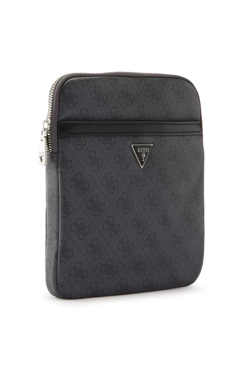 Guess Mılano Crossbody Flat Erkek Siyah Omuz Çantası HMEVZLP2223-BLA