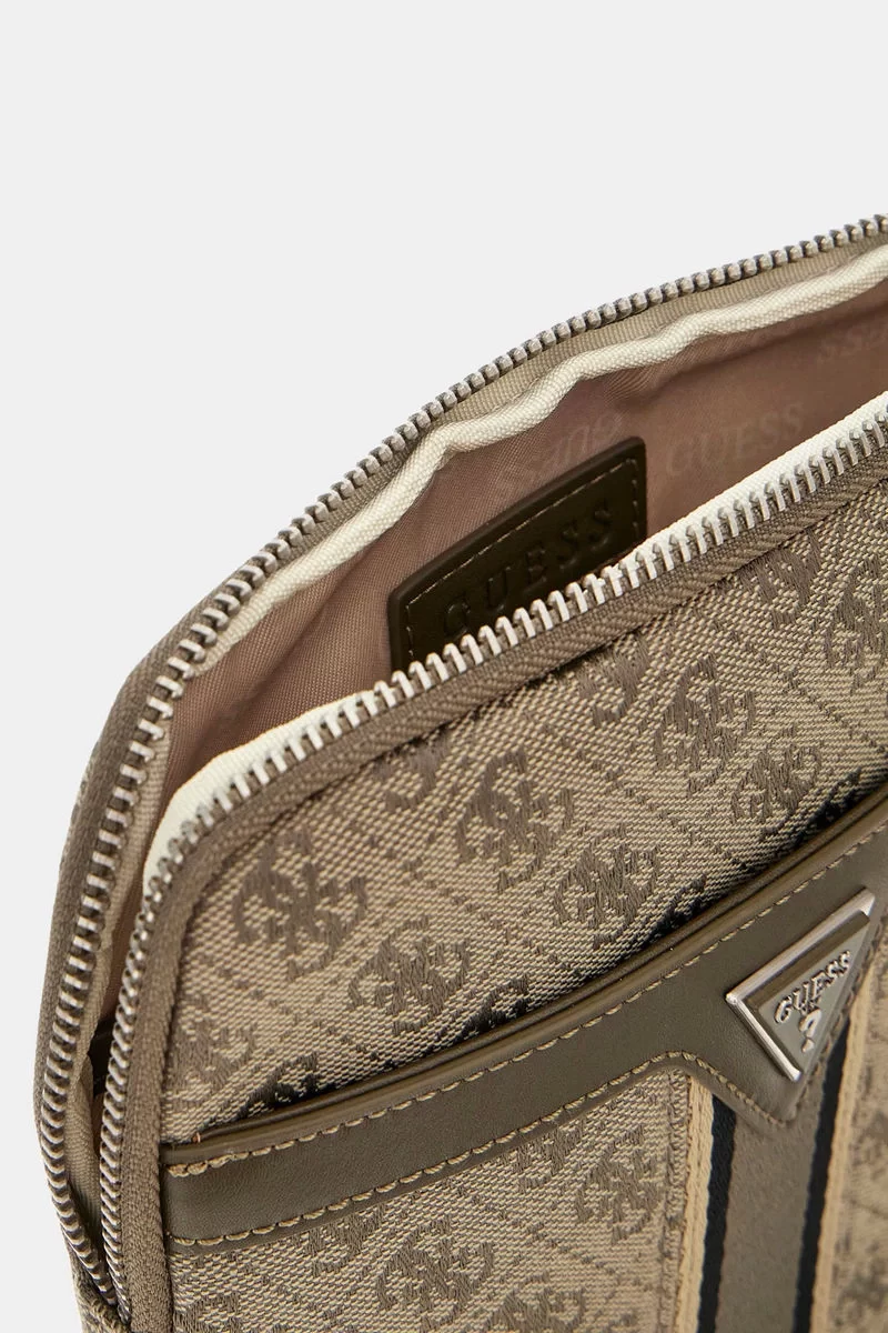 Guess Mılano Crossbody Flat Erkek Kahverengi Omuz Çantası HMMISTP5123-SMG