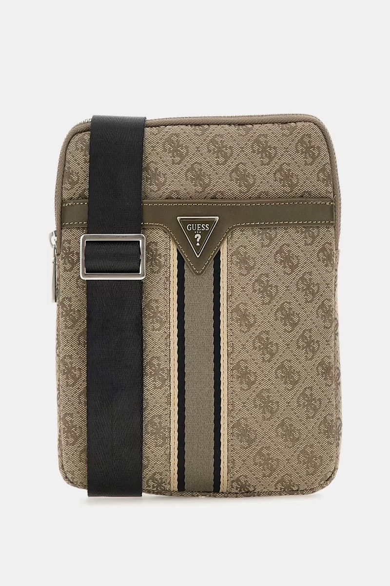 Guess Mılano Crossbody Flat Erkek Kahverengi Omuz Çantası HMMISTP5123-SMG