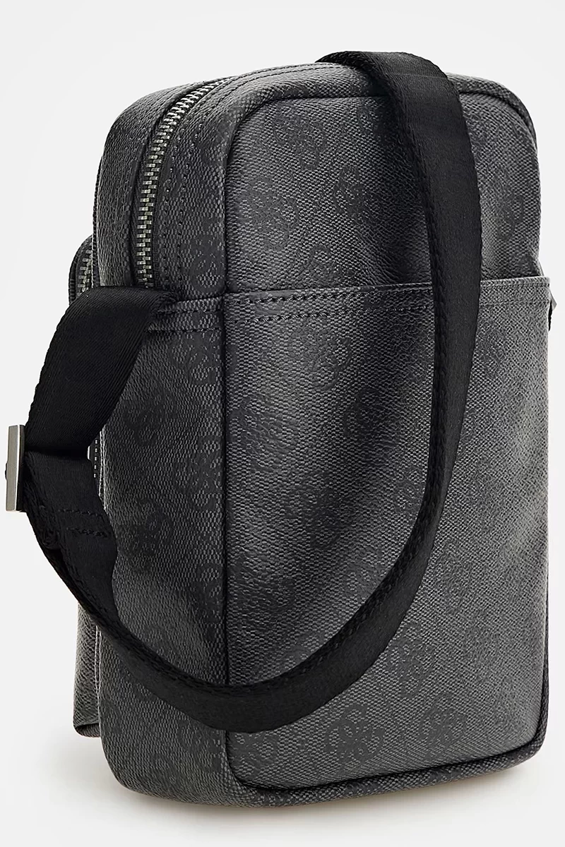 Guess Mılano Xbody Double Pckt Erkek Siyah Omuz Çantası HMEVZLP3163-BLA