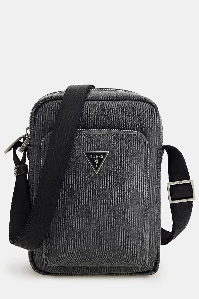 Guess Mılano Xbody Double Pckt Erkek Siyah Omuz Çantası HMEVZLP3163-BLA