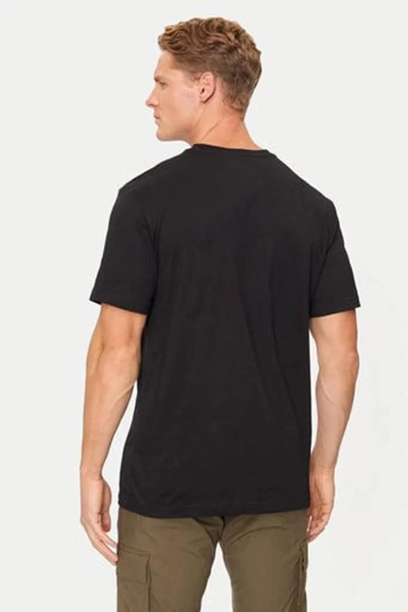 Calvin Klein Erkek Bisiket Yaka Siyah T-shirt