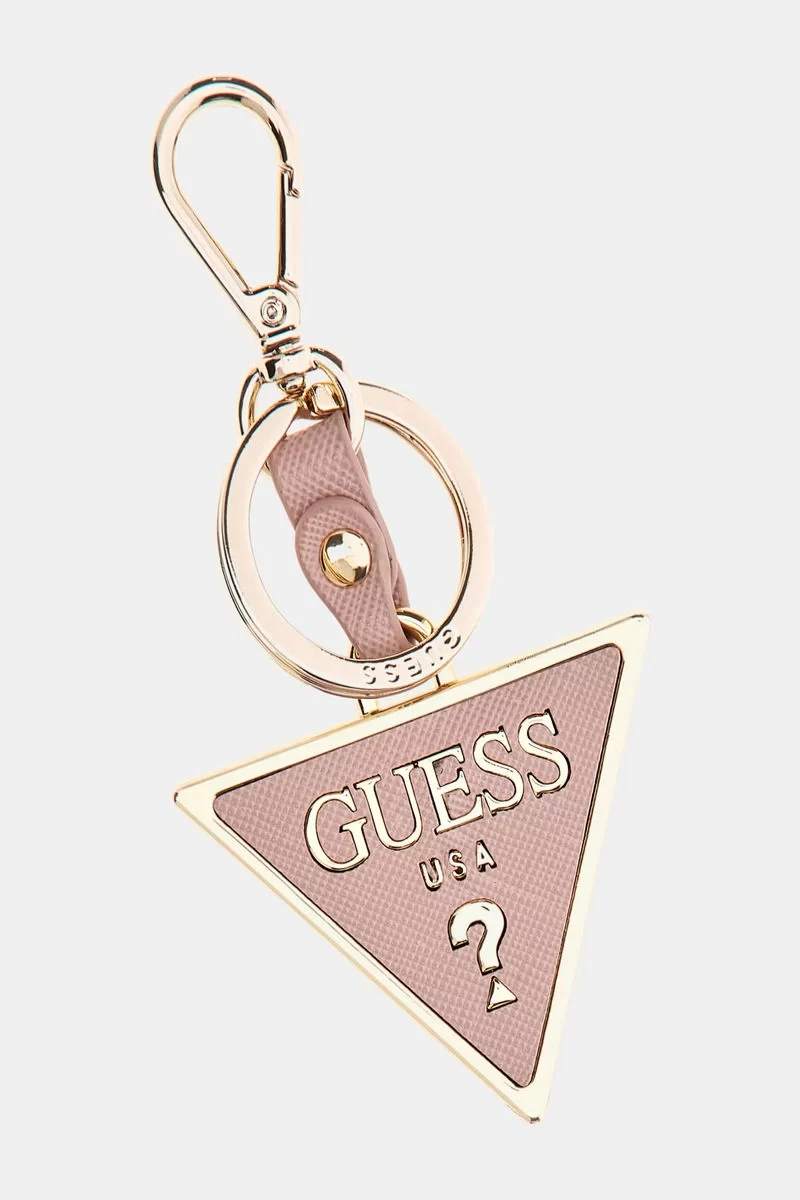 Guess Saffıano Trıangle Keyrıng Kadın Pembe Anahtarlık RW7421P2201-CPN