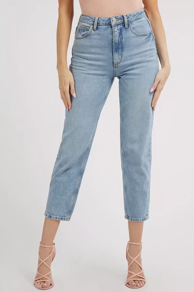 Guess Mom Jean Kadın Mavi Jeans W2YA21D4NH6-AULI