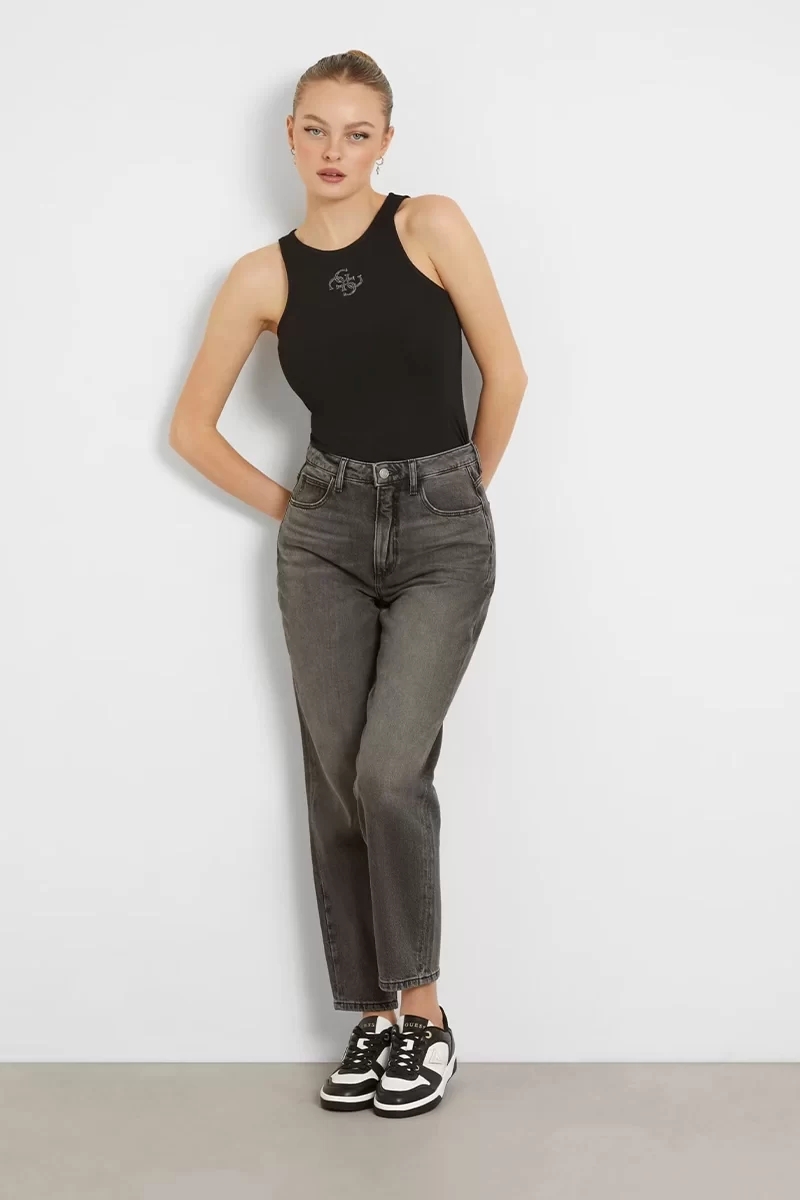 Guess Mom Jean Kadın Gri Jeans W2YA21D4QD2-AUGR