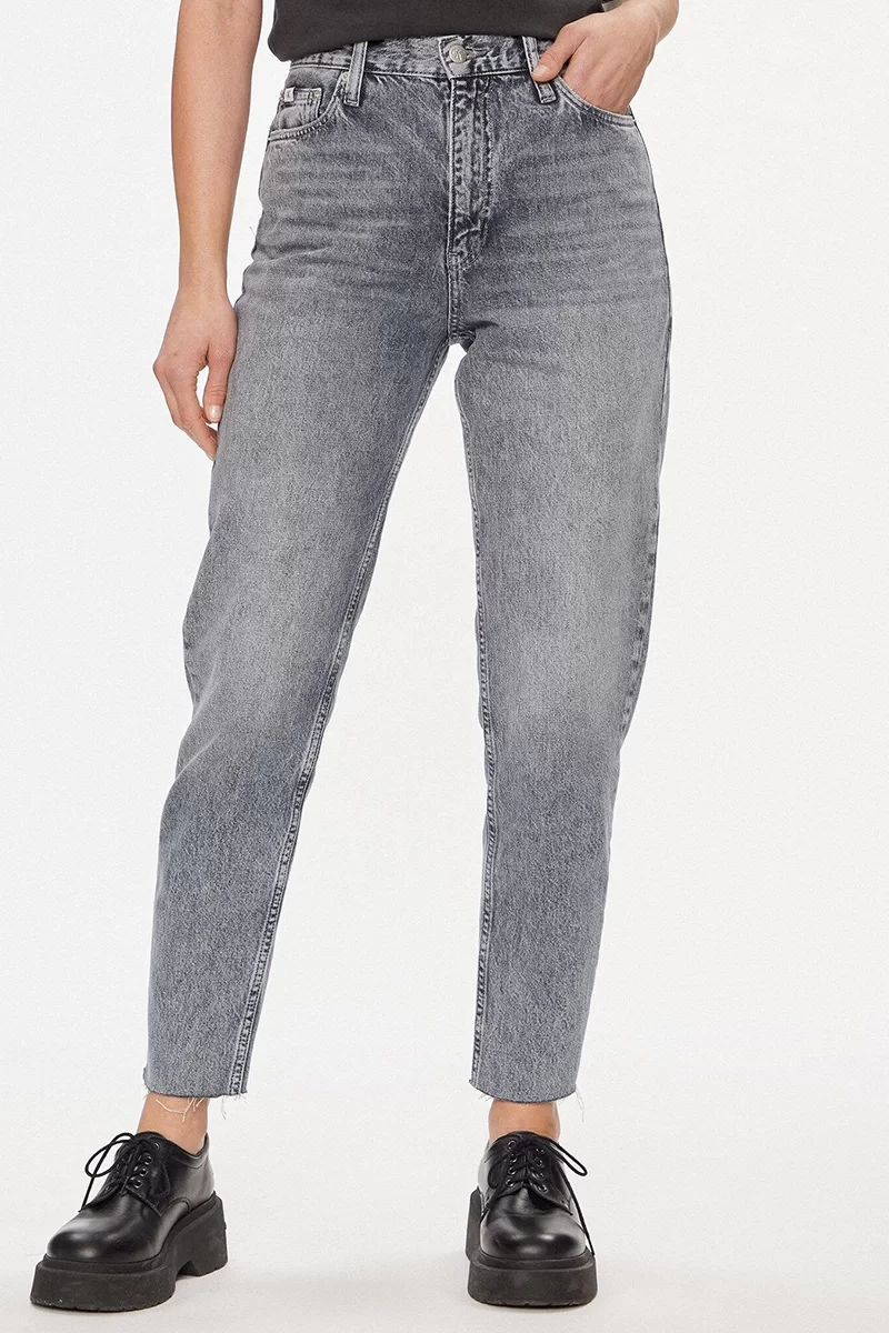 Calvin Klein MOM JEAN Kadın Gri Jeans J20J222768-1BZ