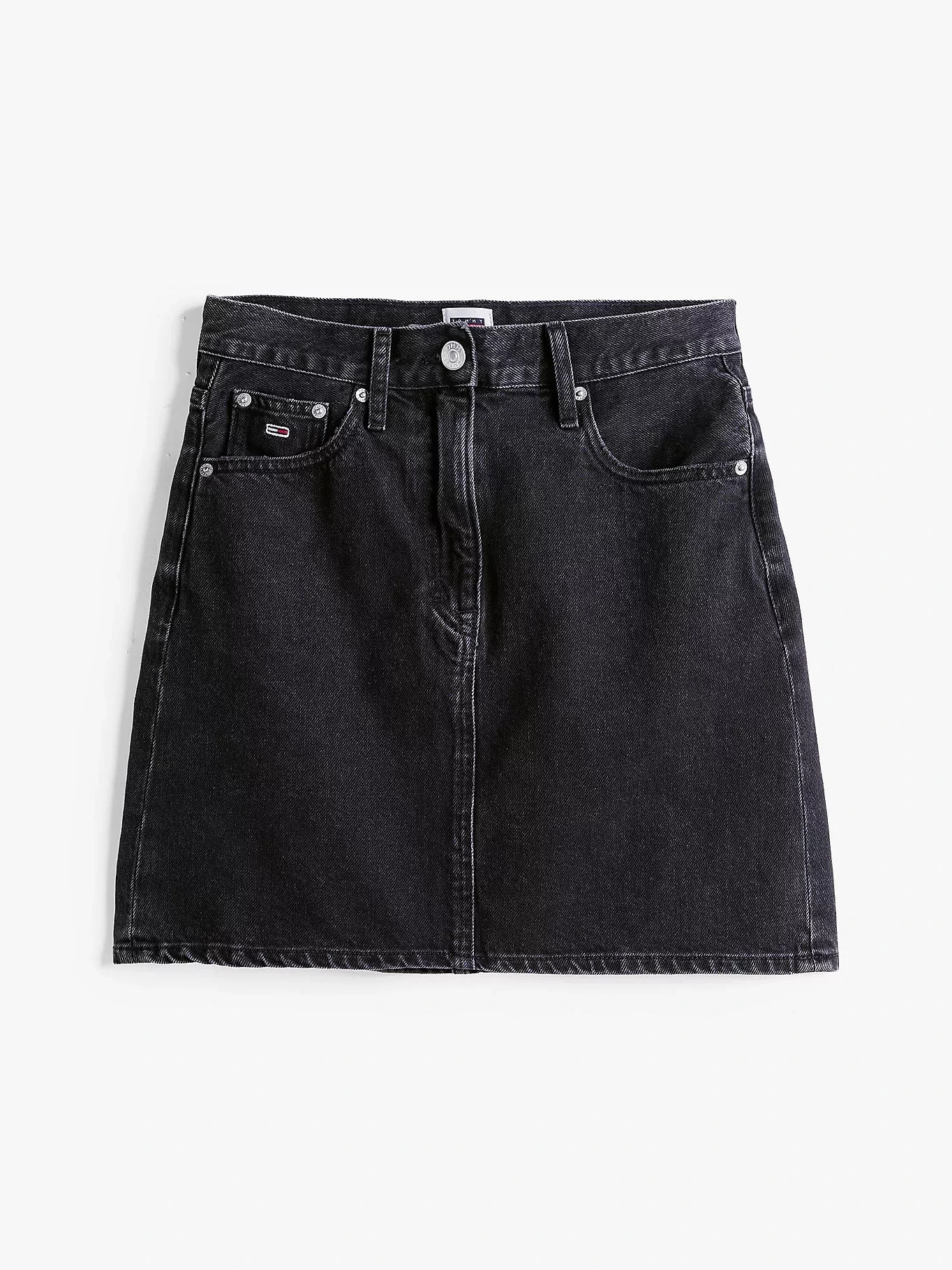 Tommy Kadın Açık Mavi Mom Denim Etek