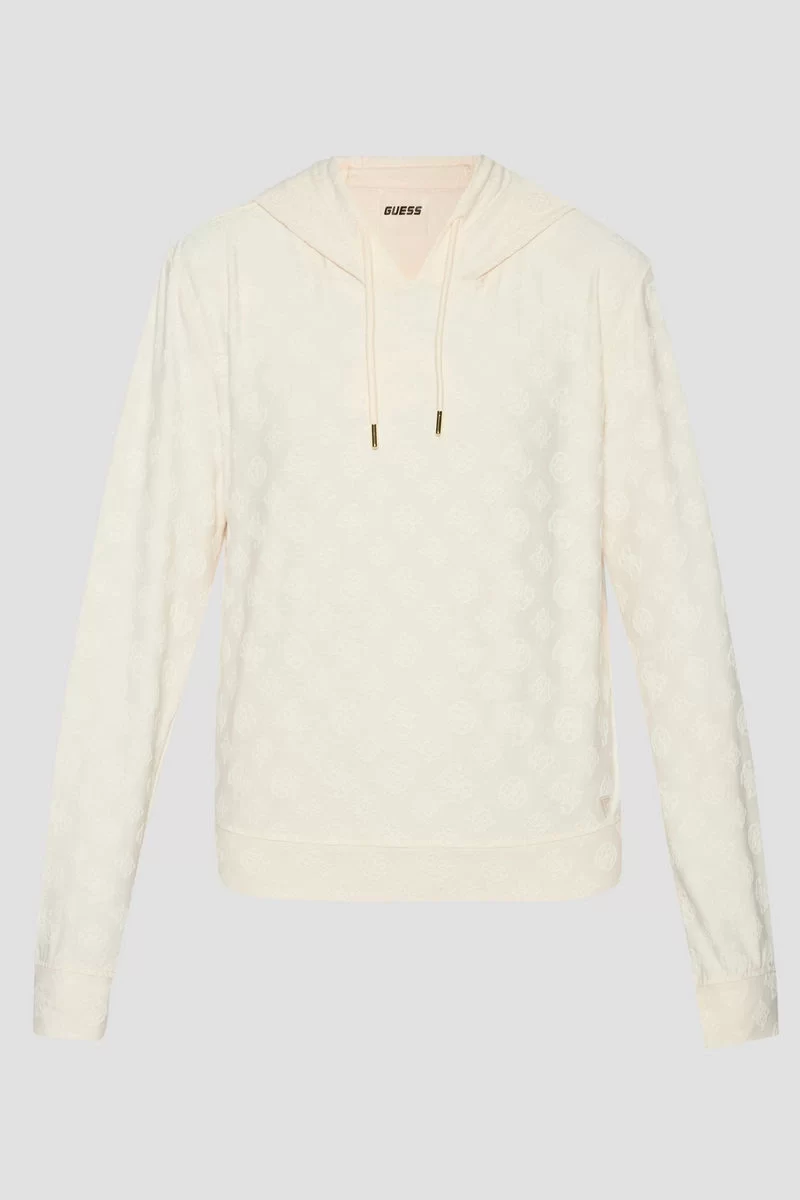 Guess Monıca Ls Hoodıe Kadın Pembe Sweatshirt V5RQ21KCLG2-P6EB