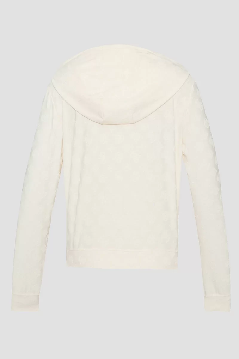Guess Monıca Ls Hoodıe Kadın Pembe Sweatshirt V5RQ21KCLG2-P6EB
