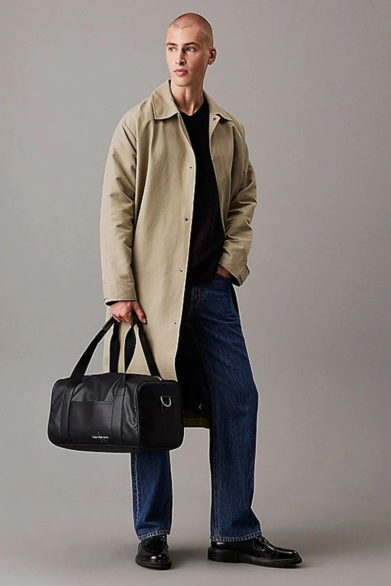 Calvin Klein MODERN BAR BIFOLD 6CC W/BILL MON Erkek Siyah Valiz K50K512037-BEH
