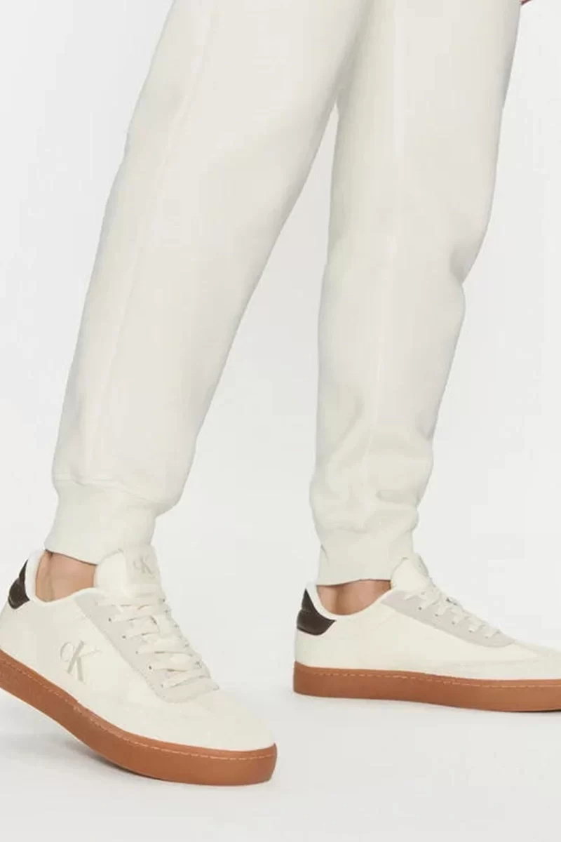 Calvin Klein  Jeans  Erkek Monogram Beyaz Eşorfman Altı