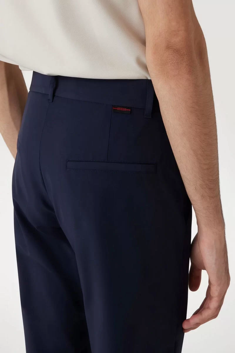 Guess Erkek Mavi Lacivert Myron Chino Pantolon