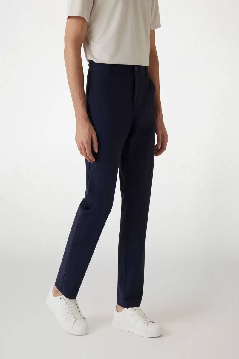 Guess Erkek Mavi Lacivert Myron Chino Pantolon