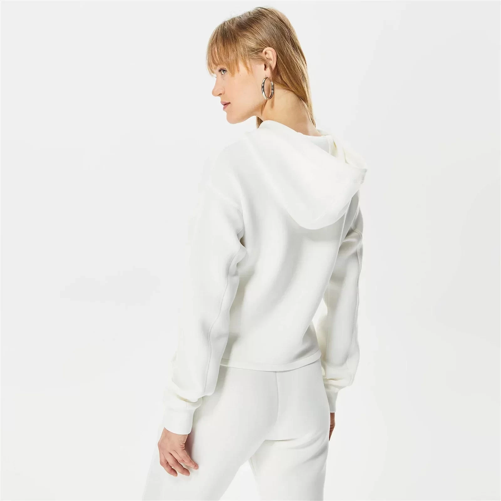 Guess New Alısa Hooded Sweatshırt Kadın Krem Sweatshirt V2YQ08K7UW2-G6K5