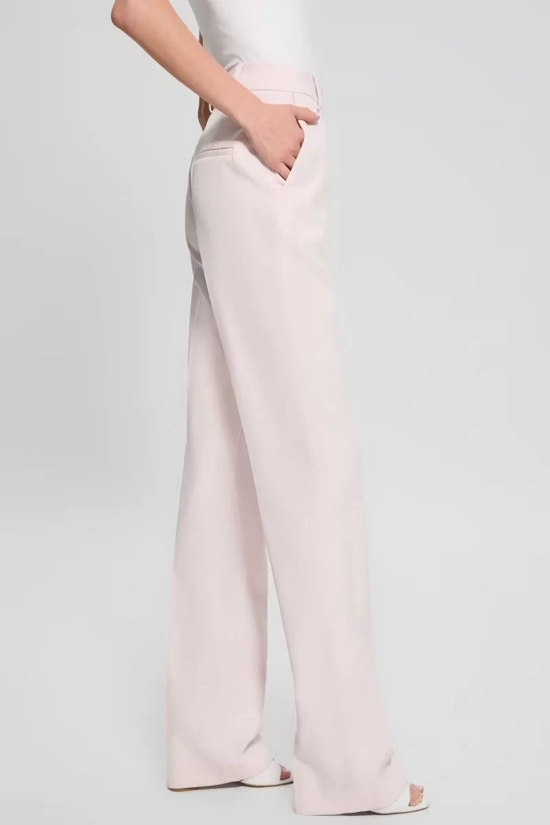 Guess New Carla Crepe Pant Kadın Pembe Pantolon W4YB30WFWX2-A60W