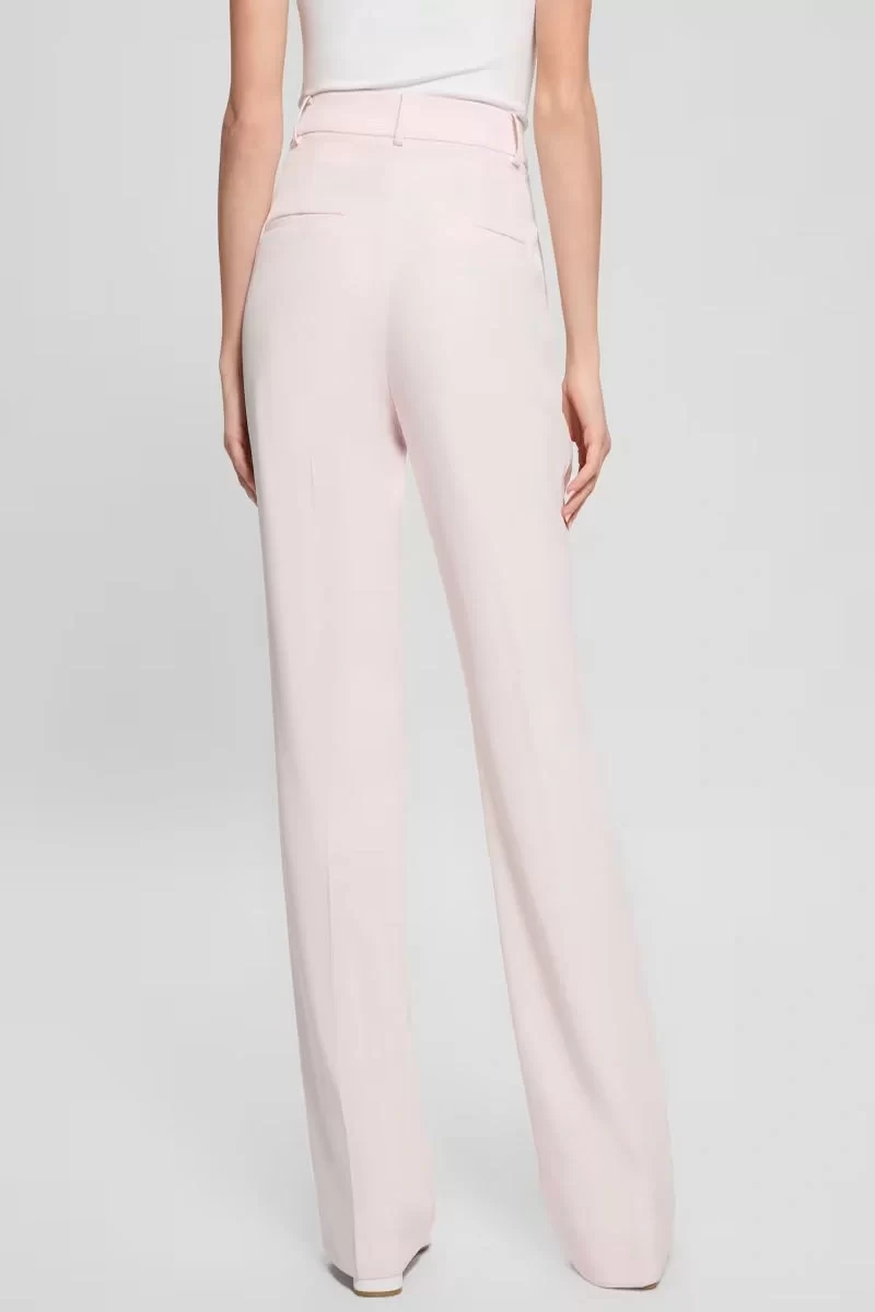 Guess New Carla Crepe Pant Kadın Pembe Pantolon W4YB30WFWX2-A60W