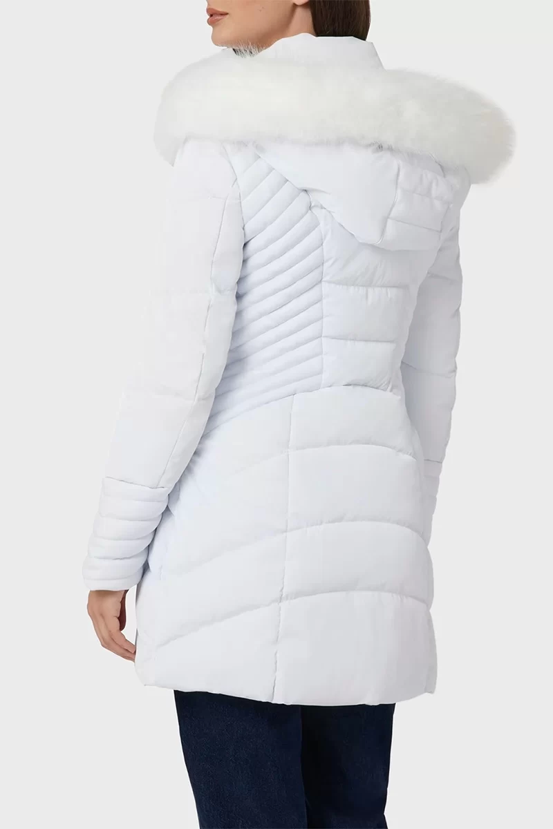 Guess New Oxana Jacket Kadın Beyaz Mont W4BL61WGLZ0-G011