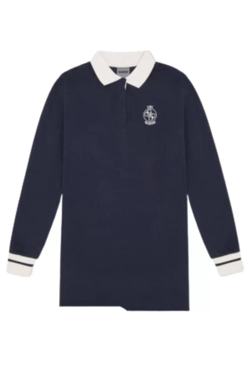 Guess Nıa Polo Dress Kadın Lacivert Sweatshirt V4BK02KBC71-A71W