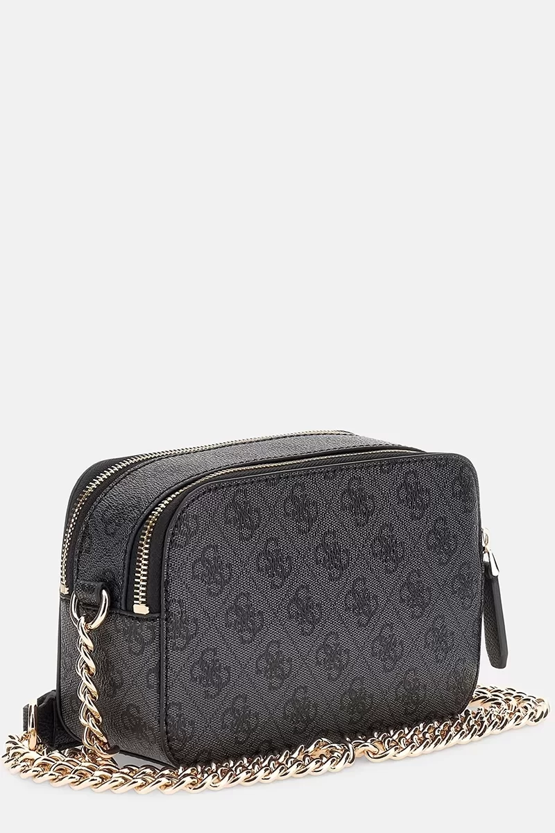Guess Noelle Crossbody Camera Kadın Antrasit Çapraz Çanta HWBG7879140-CLO