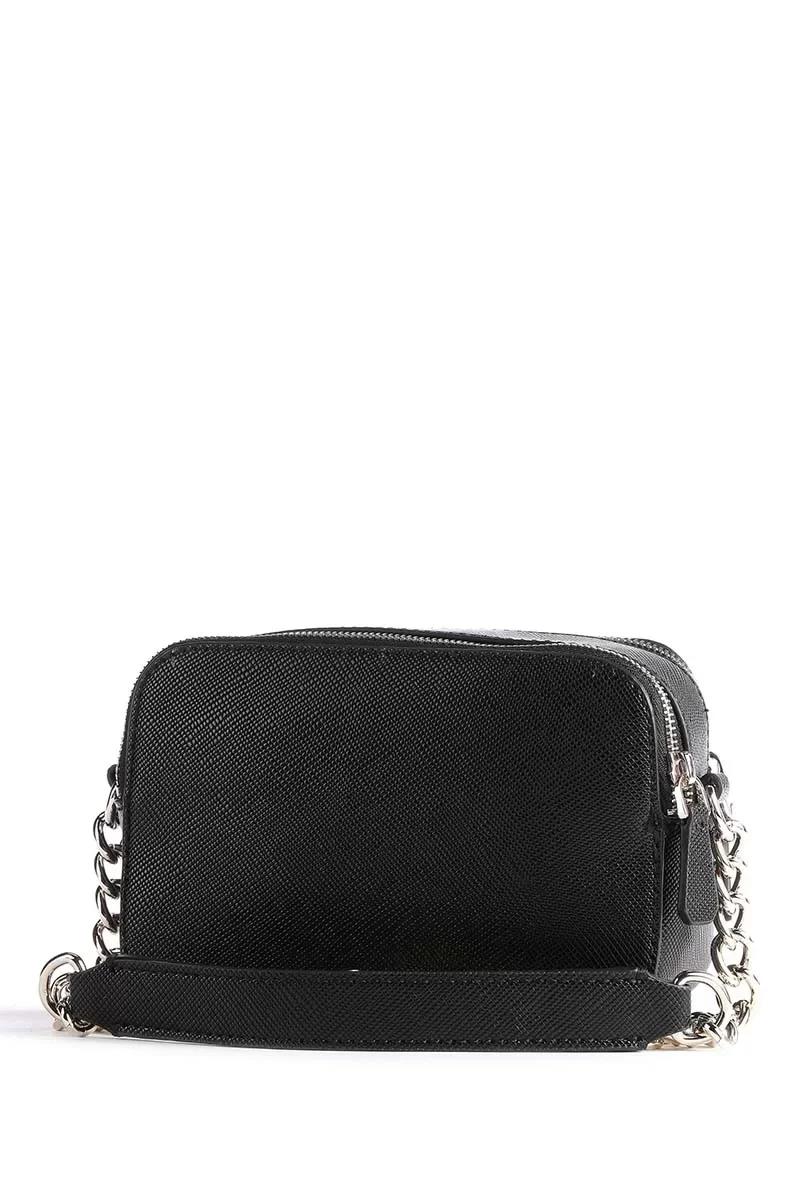 Guess Noelle Crossbody Camera Kadın Siyah Çapraz Çanta HWZG7879140-BLA
