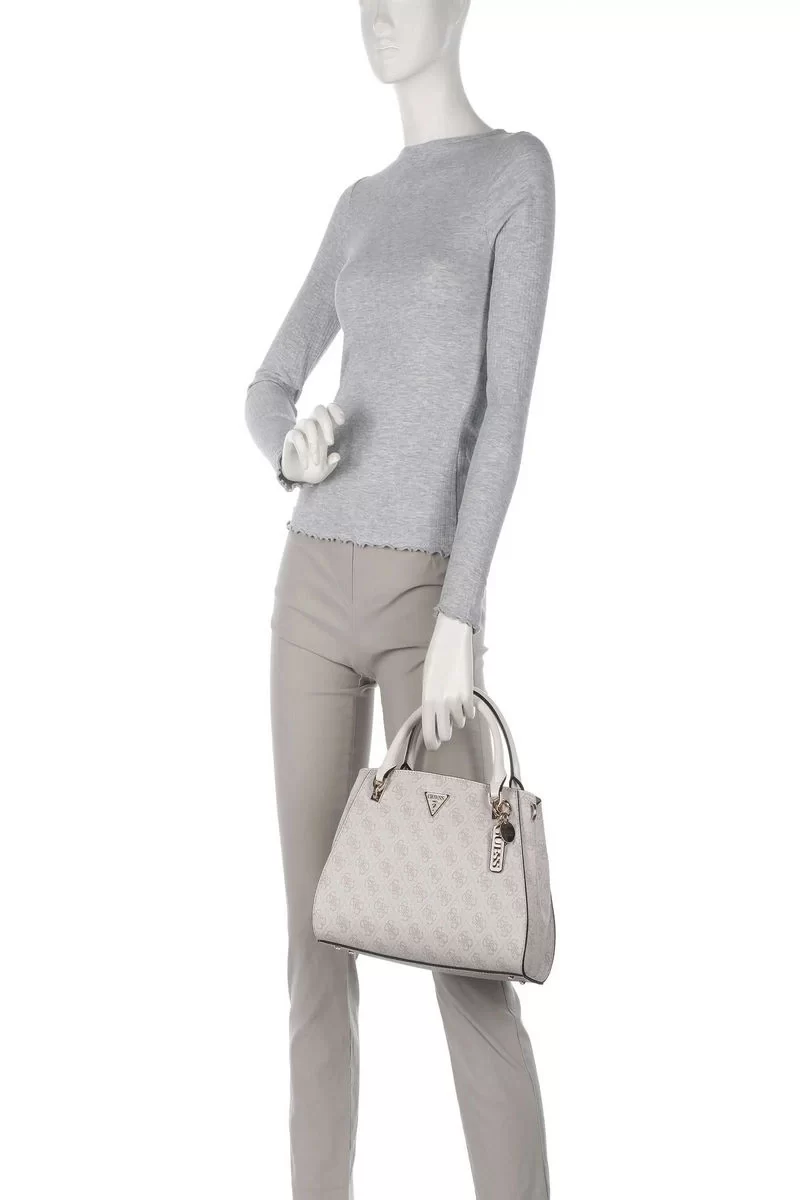 Guess Noelle Luxury Satchel Kadın Fildişi El Çantası HWBD7879070-DVL