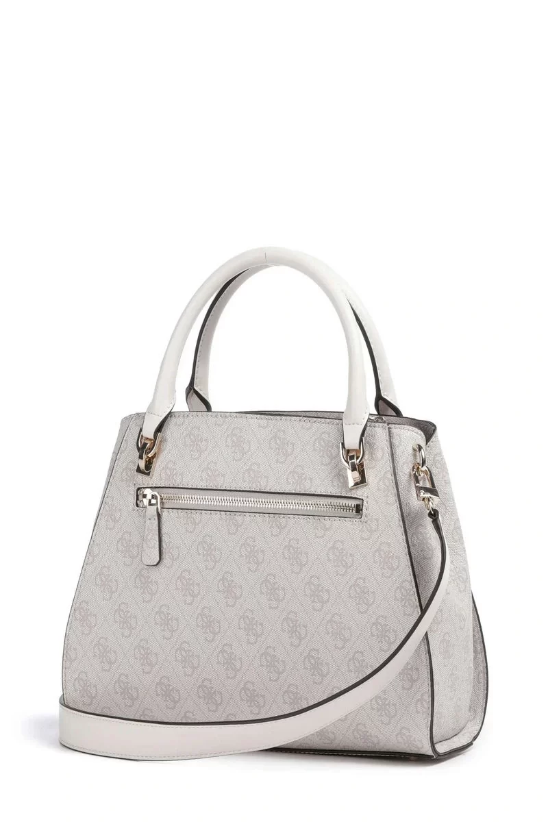 Guess Noelle Luxury Satchel Kadın Fildişi El Çantası HWBD7879070-DVL