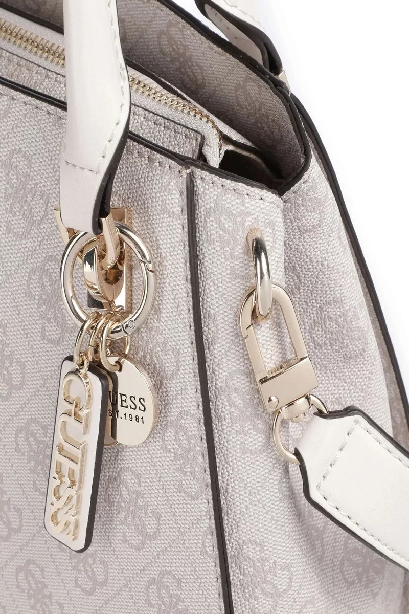 Guess Noelle Luxury Satchel Kadın Fildişi El Çantası HWBD7879070-DVL