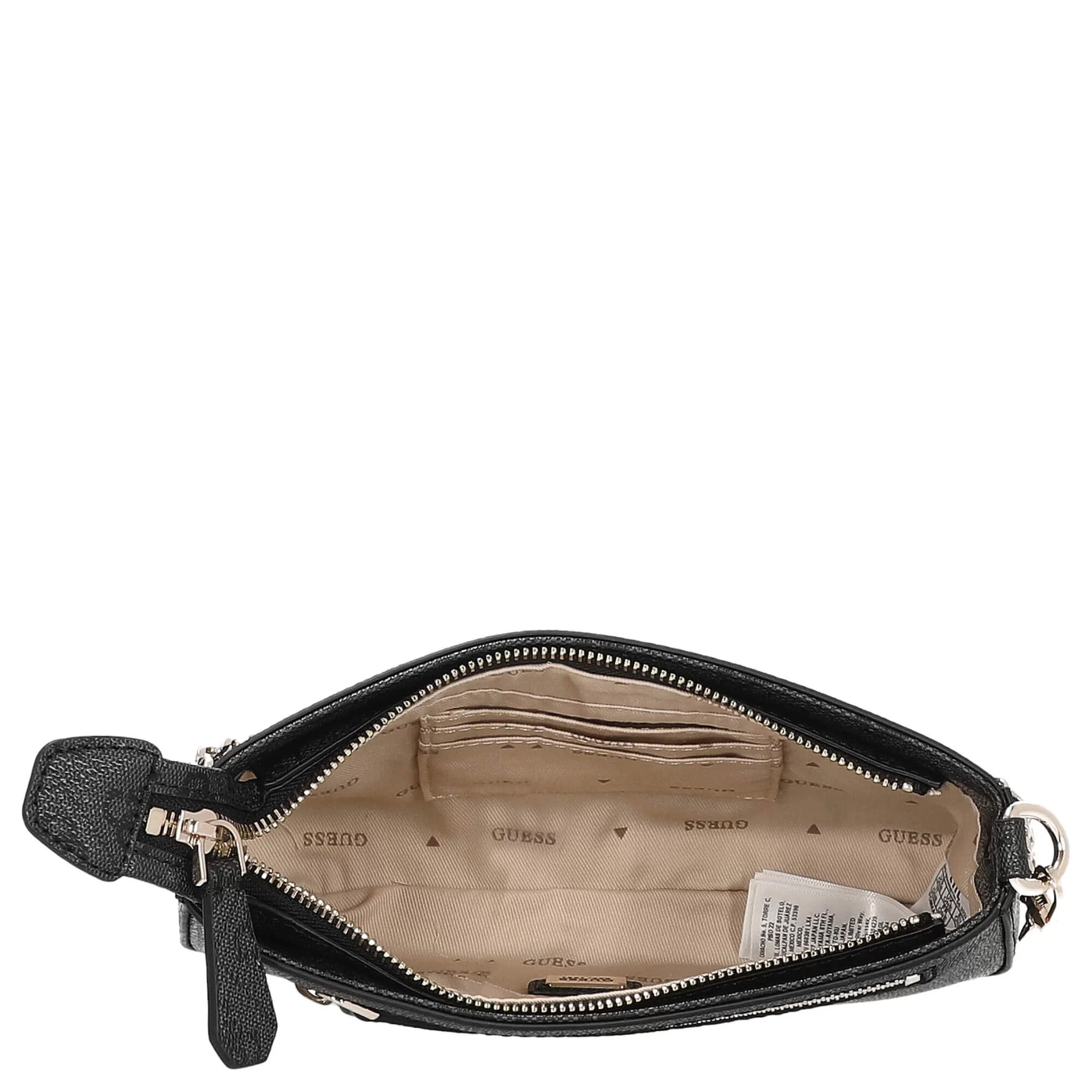 Guess Noelle Mını Top Zıp Shoulder Kadın Antrasit Mini Çanta HWBG7879720-CLO