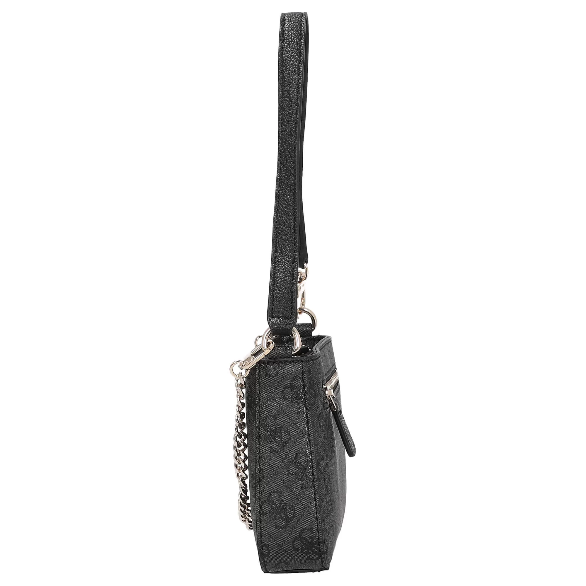 Guess Noelle Mını Top Zıp Shoulder Kadın Antrasit Mini Çanta HWBG7879720-CLO
