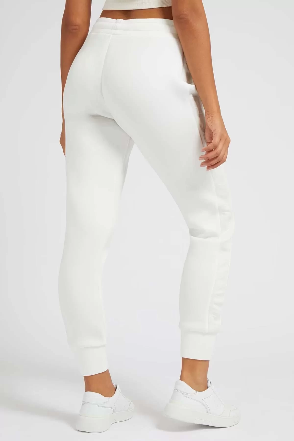 Guess Allıe Scuba Jogger Pant Kadın Krem Eşofman Altı V2YB18K7UW2-G6K5