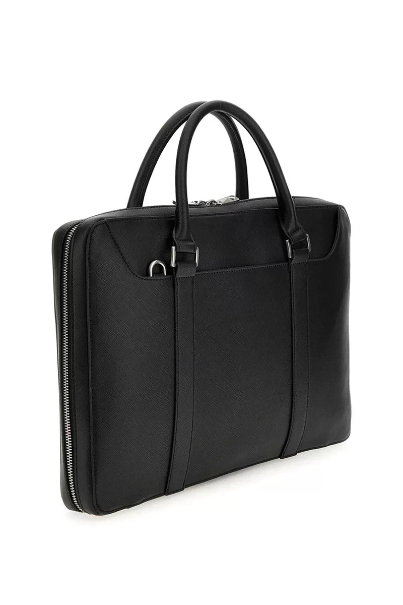 Guess Parma Document Case W Handles Erkek Siyah Laptop Çantası HMECSAP3138-BLA