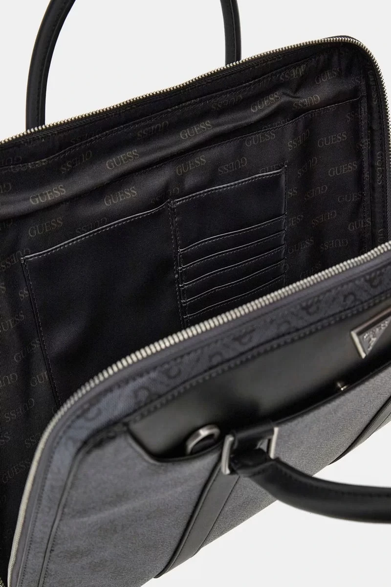 Guess Parma Document Case W Handles Erkek Siyah Laptop Çantası HMEVZLP3138-BLA