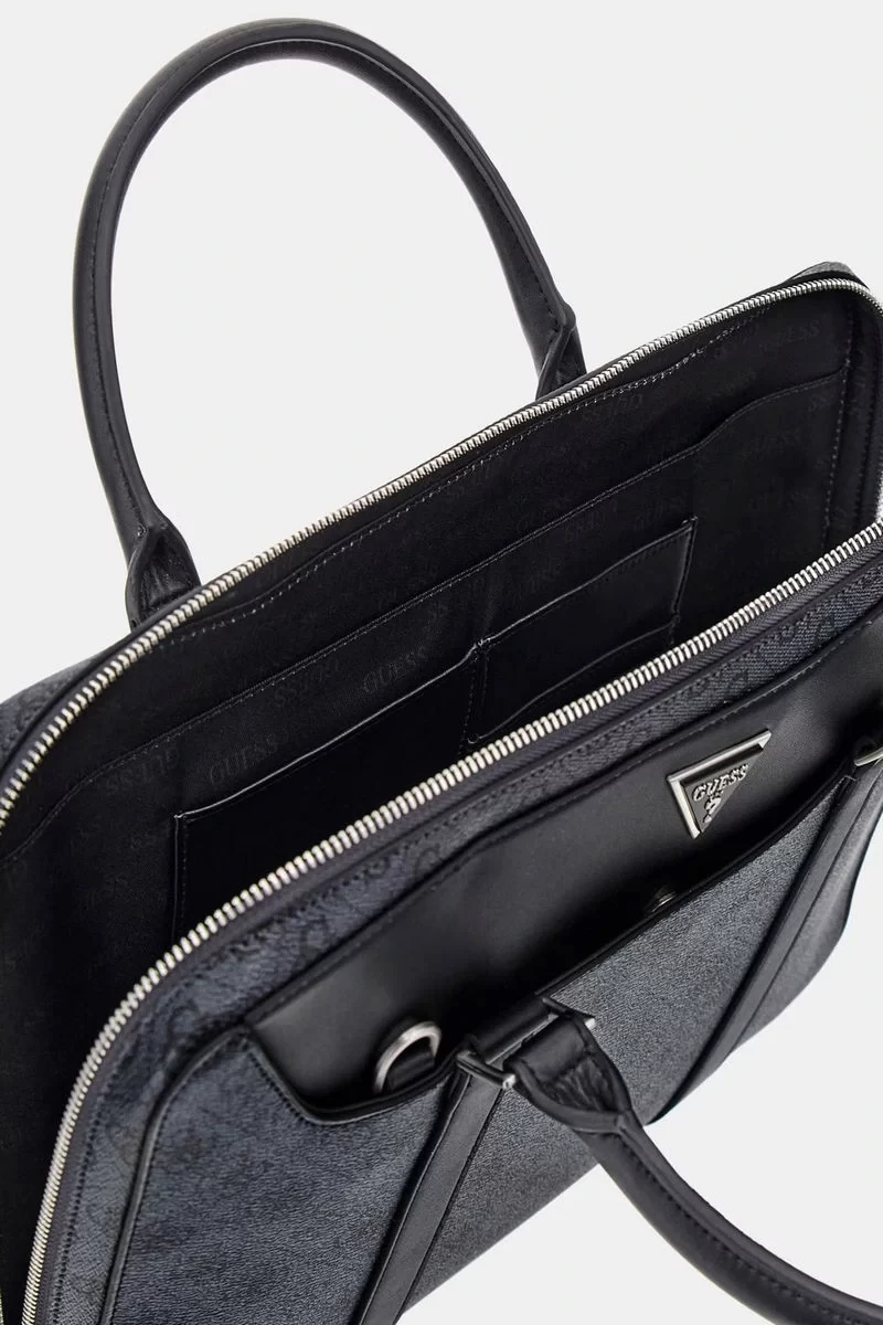 Guess Parma Document Case W Handles Erkek Siyah Laptop Çantası HMEVZLP3138-BLA