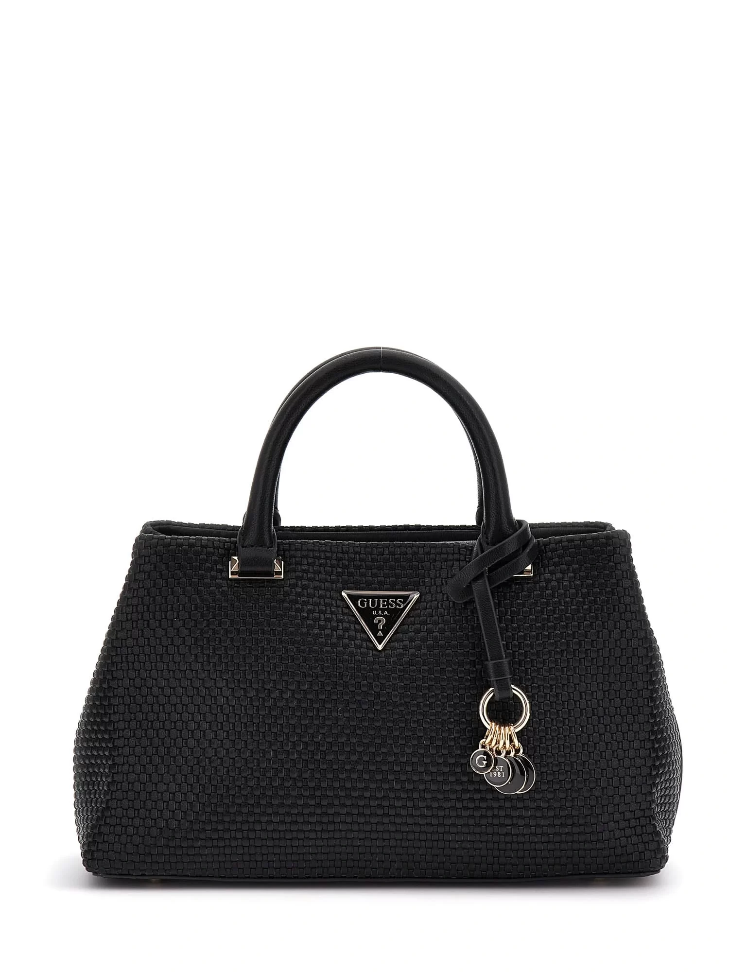 Guess Phaedra Small Satchel Kadın Siyah Çapraz Çanta HWWG9638050-BLA