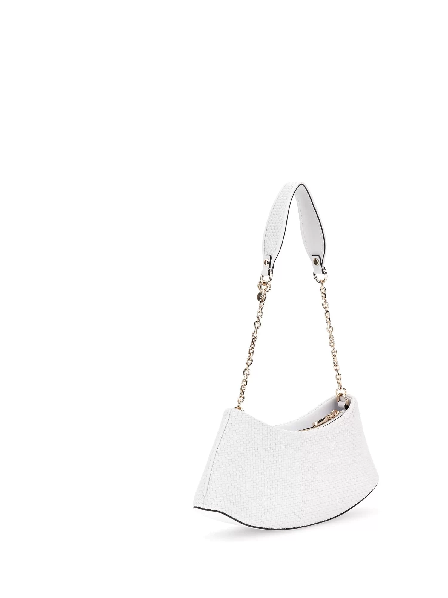 Guess Phaedra Top Zıp Shoulder Bag Kadın Beyaz Çapraz Çanta HWWG9638170-WHI
