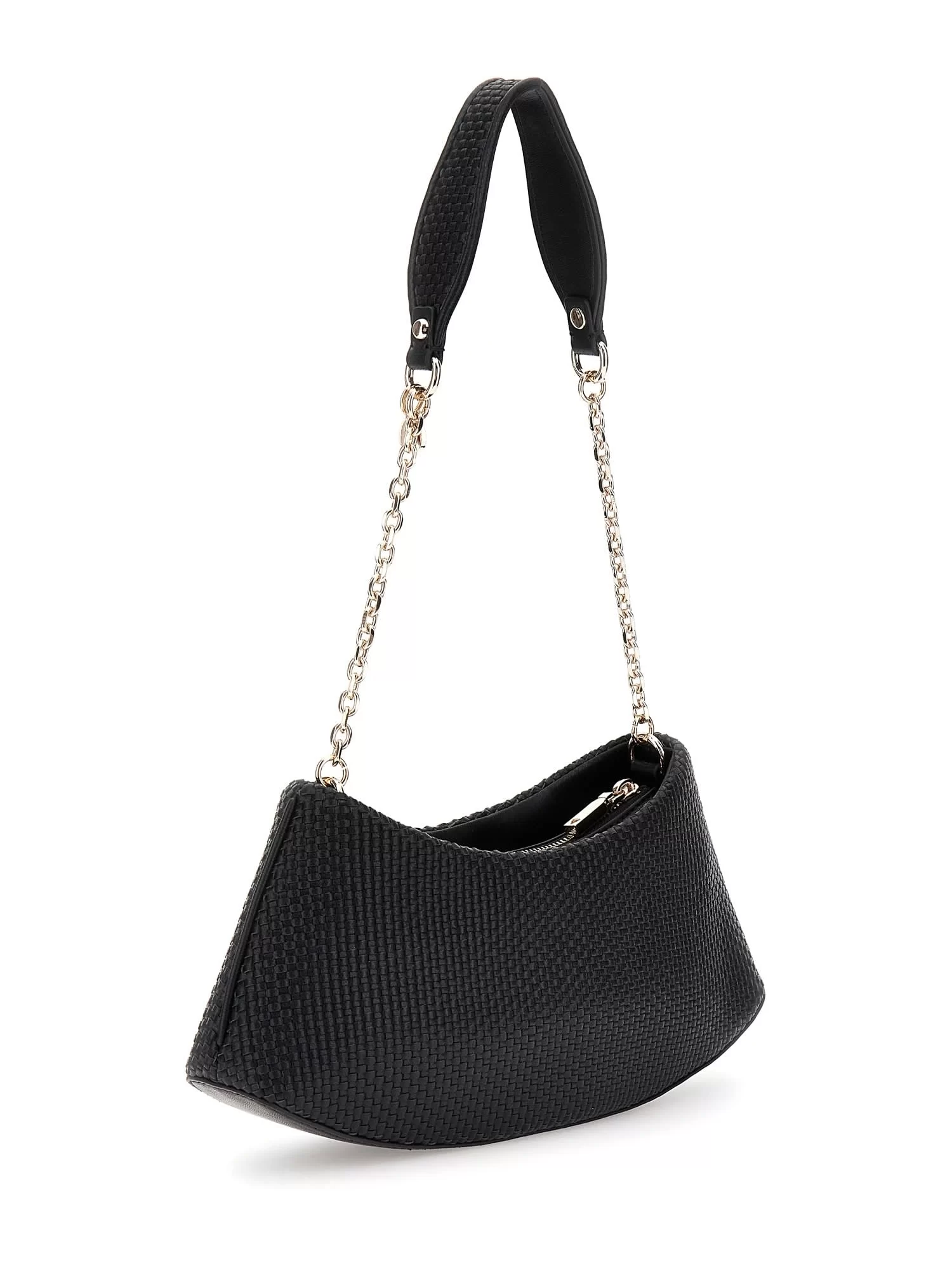 Guess Phaedra Top Zıp Shoulder Bag Kadın Siyah Çapraz Çanta HWWG9638170-BLA